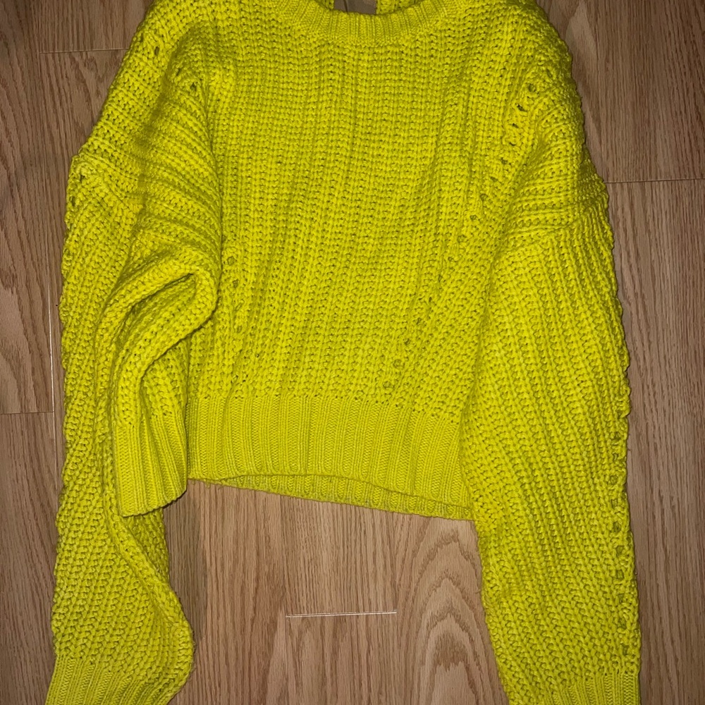 Bright Yellow Women's Sweater